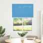 Preview: Plissee Blau 90x150 cm Stoffbreite 89,4 cm Polyester