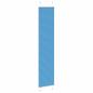 Preview: Plissee Blau 45x200 cm Stoffbreite 44,4 cm Polyester