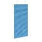 Preview: Plissee Blau 60x150 cm Stoffbreite 59,4 cm Polyester