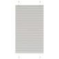 Preview: ARDEBO.de - Plissee Hellgrau 80x100 cm Stoffbreite 79,4 cm Polyester