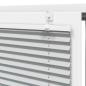 Preview: Plissee Hellgrau 100x200 cm Stoffbreite 99,4 cm Polyester