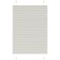 Preview: ARDEBO.de - Plissee Hellgrau 100x100 cm Stoffbreite 99,4 cm Polyester