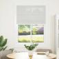 Preview: Plissee Hellgrau 100x100 cm Stoffbreite 99,4 cm Polyester