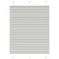 Preview: ARDEBO.de - Plissee Hellgrau 110x100 cm Stoffbreite 109,4 cm Polyester