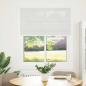 Preview: Plissee Hellgrau 110x100 cm Stoffbreite 109,4 cm Polyester
