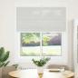 Preview: Plissee Hellgrau 120x150 cm Stoffbreite 119,4 cm Polyester