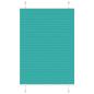 Preview: ARDEBO.de - Plissee Petrolgrün 90x100 cm Stoffbreite 89,4 cm Polyester