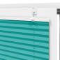 Preview: Plissee Petrolgrün 90x100 cm Stoffbreite 89,4 cm Polyester