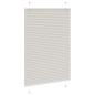 Preview: Plissee Hellgrau 100x150 cm Stoffbreite 99,4 cm Polyester