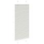 Preview: Plissee Hellgrau 65x100 cm Stoffbreite 64,4 cm Polyester