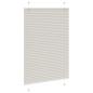 Preview: Plissee Hellgrau 90x100 cm Stoffbreite 89,4 cm Polyester