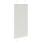 Preview: Plissee Hellgrau 65x150 cm Stoffbreite 64,4 cm Polyester