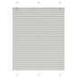Preview: ARDEBO.de - Plissee Hellgrau 110x150 cm Stoffbreite 109,4 cm Polyester