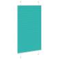 Preview: Plissee Petrolgrün 80x100 cm Stoffbreite 79,4 cm Polyester