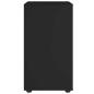 Preview: Sideboard VISNES Schwarz 60x40x73 cm Holzwerkstoff