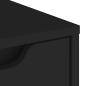 Preview: Sideboard VISNES Schwarz 60x40x73 cm Holzwerkstoff