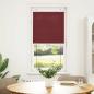 Preview: ARDEBO.de - Plissee Bordeauxrot 55x100 cm Stoffbreite 54,4 cm Polyester