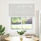 Preview: Plissee Hellgrau 120x100 cm Stoffbreite 119,4 cm Polyester