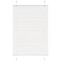 Preview: ARDEBO.de - Plissee Weiß 100x150 cm Stoffbreite 99,4 cm Polyester