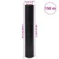 Preview: Stretchfolie 2 Stk. Schwarz 30 ?m 50 cm x 150 m