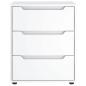 Preview: Sideboard VISNES Weiß 60x40x73 cm Holzwerkstoff