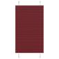 Preview: ARDEBO.de - Plissee Bordeauxrot 70x100 cm Stoffbreite 69,4 cm Polyester