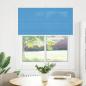Preview: Plissee Blau 120x150 cm Stoffbreite 119,4 cm Polyester
