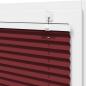 Preview: Plissee Bordeauxrot 60x100 cm Stoffbreite 59,4 cm Polyester