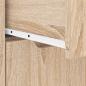 Preview: Nachttisch VISNES Sonoma-Eiche 45x40x50 cm Holzwerkstoff