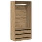 Preview: Kleiderschrank Artisan-Eiche 100x50x200 cm Holzwerkstoff