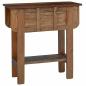 Preview: Konsolentisch Gemischtes Altholz 80x35x80 cm