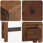 Preview: Konsolentisch Gemischtes Altholz 80x35x80 cm