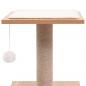 Preview: Katzen-Kratzbaum mit Sisal-Kratzmatte 62 cm
