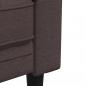 Preview: Chesterfield-Sofa 3-Sitzer Dunkelbraun Stoff