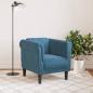 Preview: Sessel Blau Samt
