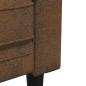 Preview: Chesterfield-Sofa 3-Sitzer Braun Stoff