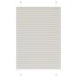 Preview: ARDEBO.de - Plissee Hellgrau 95x100 cm Stoffbreite 94,4 cm Polyester