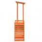 Preview: Gartenbar mit Dach Braun 112,5x57x195,5 cm Massivholz Kiefer