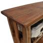 Preview: Konsolentisch Massives Mahagoniholz 69x28x70 cm
