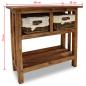 Preview: Konsolentisch Massives Mahagoniholz 69x28x70 cm