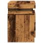 Preview: LED-Nachttische 2 Stk. Altholz-Optik 35x39x55 cm Holzwerkstoff