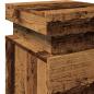 Preview: LED-Nachttische 2 Stk. Altholz-Optik 35x39x55 cm Holzwerkstoff