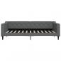 Preview: Tagesbett Ausziehbar mit Schubladen Dunkelgrau 90x200 cm Stoff