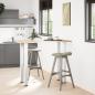 Preview: Couchtischbeine 4 Stk. Weiß 110-112 cm Stahl