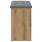 Preview: Schuhbank Artisan-Eiche 82x32x50 cm Holzwerkstoff