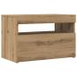Preview: TV-Schrank mit LED-Leuchten Artisan-Eiche 60x35x40 cm