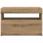 Preview: TV-Schrank mit LED-Leuchten Artisan-Eiche 60x35x40 cm