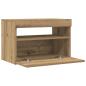 Preview: TV-Schrank mit LED-Leuchten Artisan-Eiche 60x35x40 cm