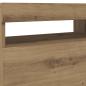 Preview: TV-Schrank mit LED-Leuchten Artisan-Eiche 60x35x40 cm