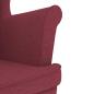 Preview: Sessel Weinrot 74x84x100 cm Stoff